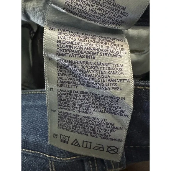 NWT NYDJ Alina Skinny Legging Blue Denim Stretch Echo Valley Medium Wash Size 14 - Picture 9 of 14